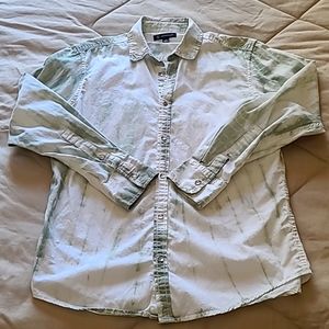 INC Tie Dye button-down shirt -M